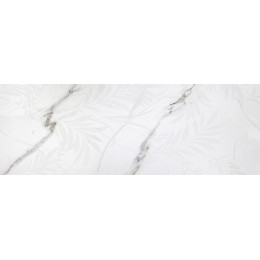 Carrara Leaves Wht 90 Matt 31,6x90