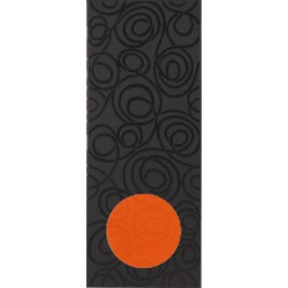 Chardonet Negro Naranja 20x50