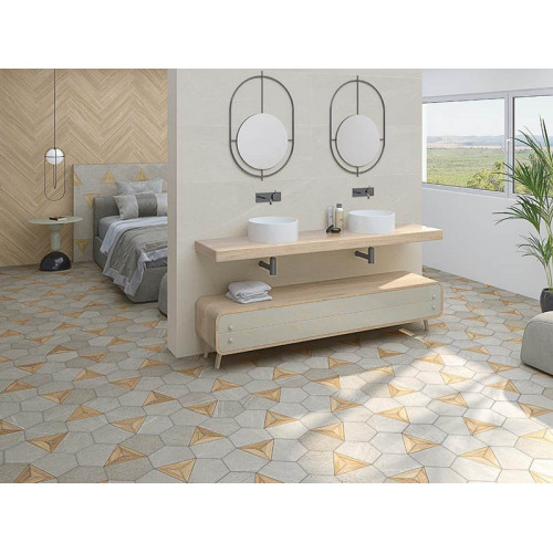  Hexagono Seine Crema 51.9x59.9