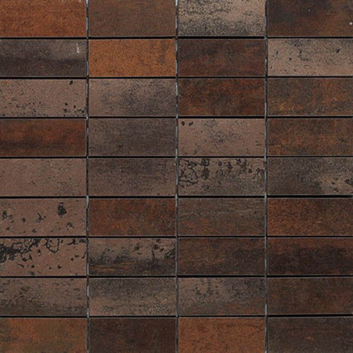 Мозаика Микс керамогранит Corten A  (2.5x7) 30x30